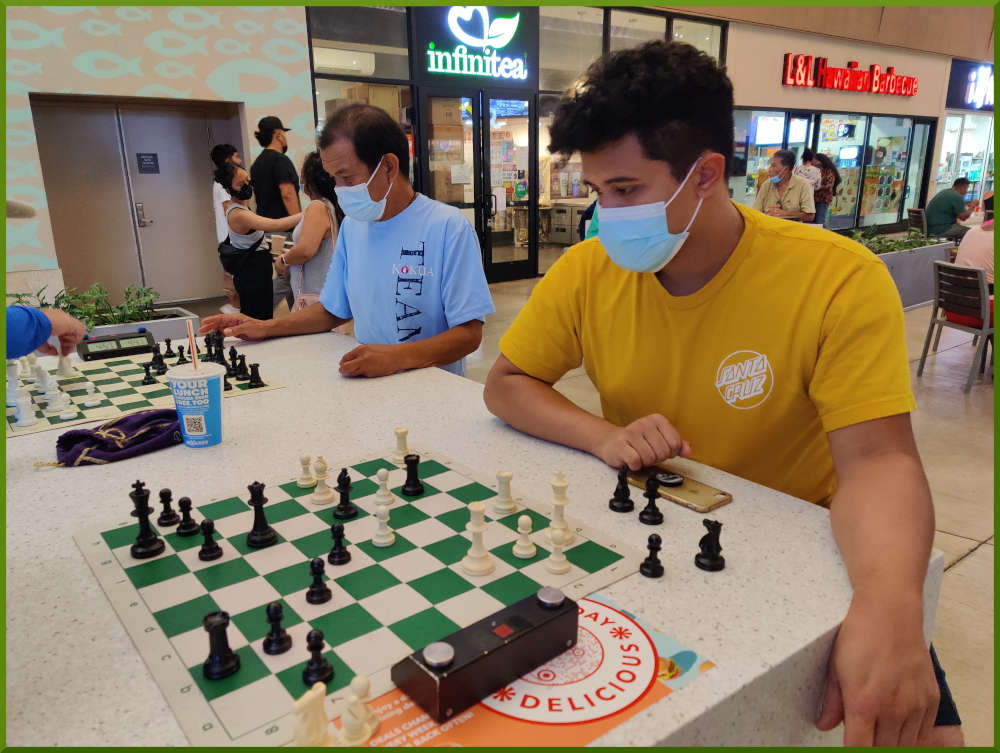 June 8th, 2021. Ka Makana Alii chess meetup.