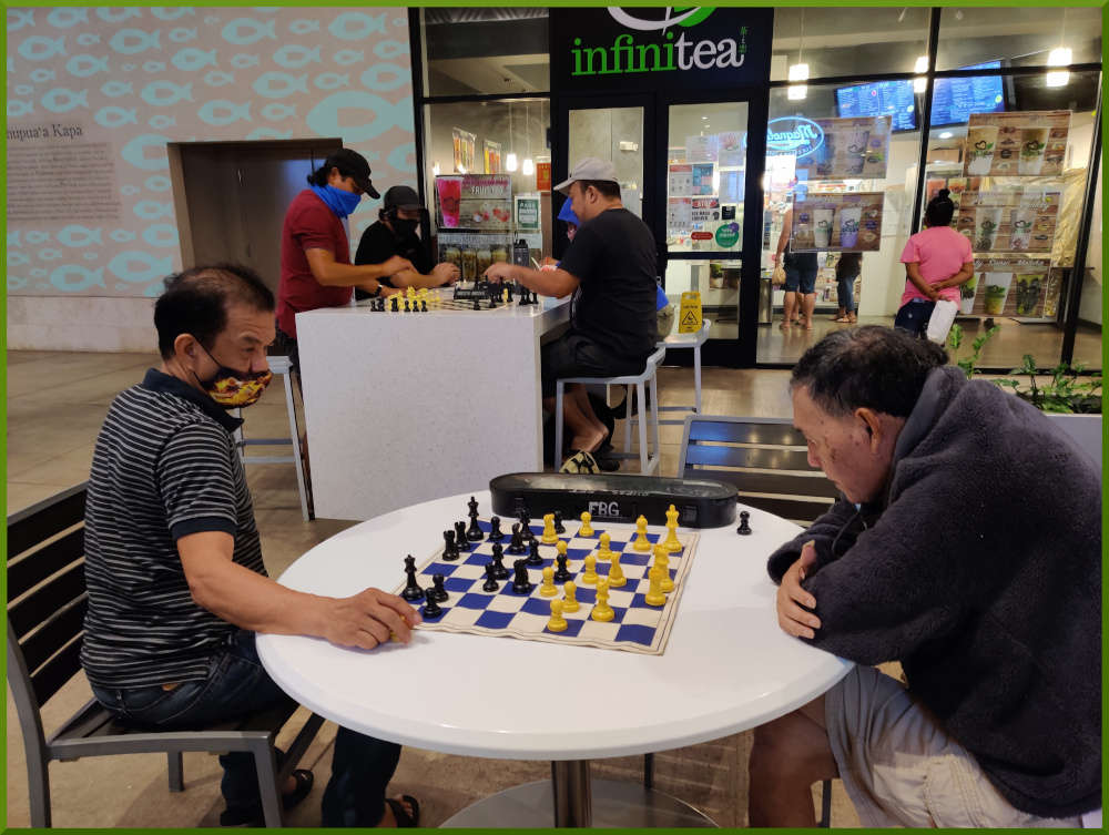 February 2, 2021. Ka Makana Alii chess meetup.