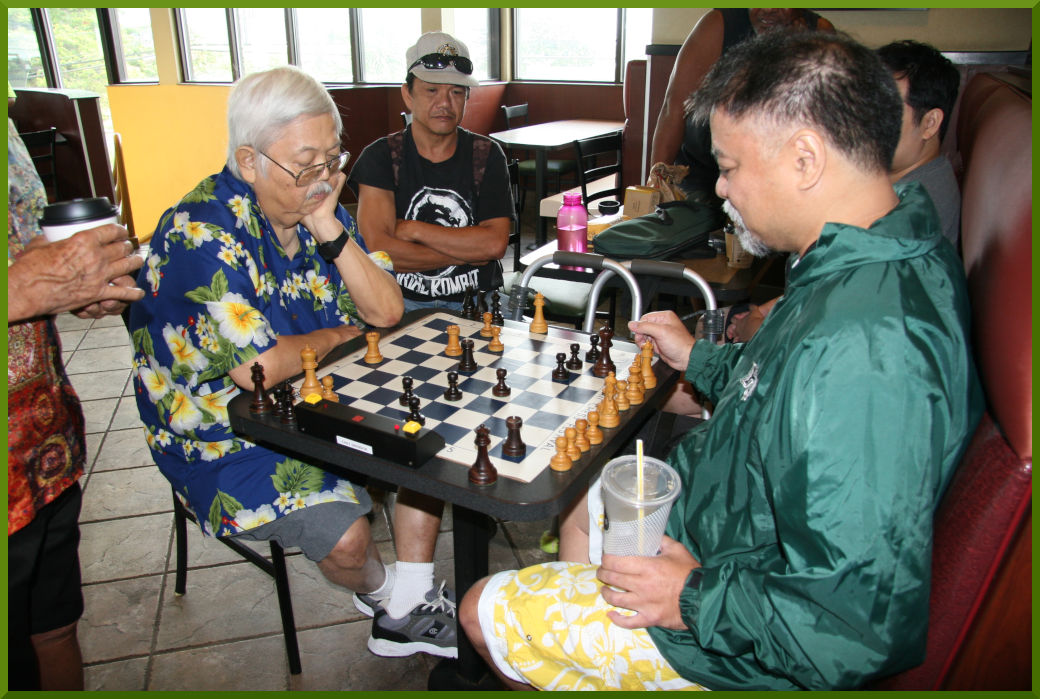 August 5, 2018. Chess meetup at Liliha McDonald's.