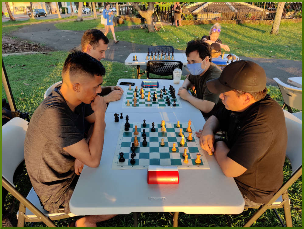 December 11th, 2021. Honolulu Zoo chess meetup.