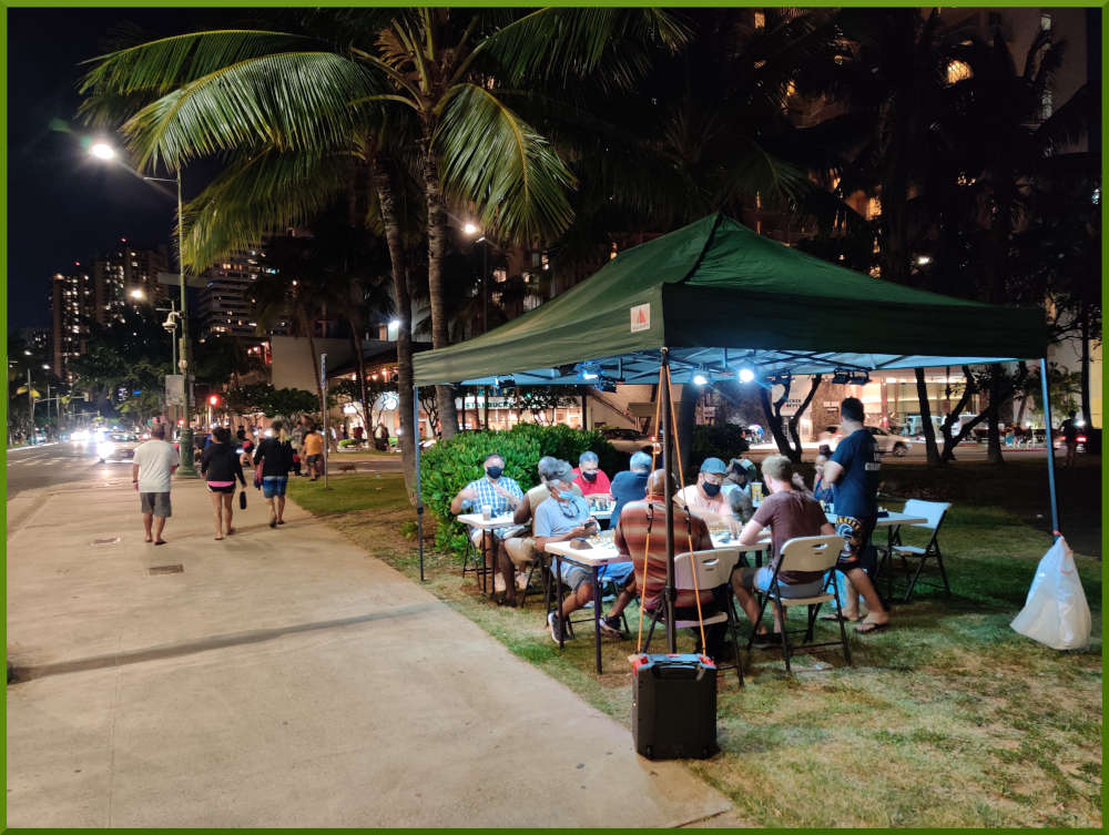 February 26th, 2022. Honolulu Zoo chess meetup.