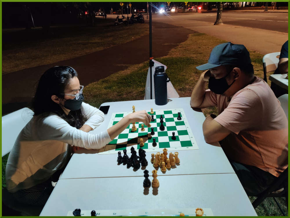 February 26th, 2022. Honolulu Zoo chess meetup.