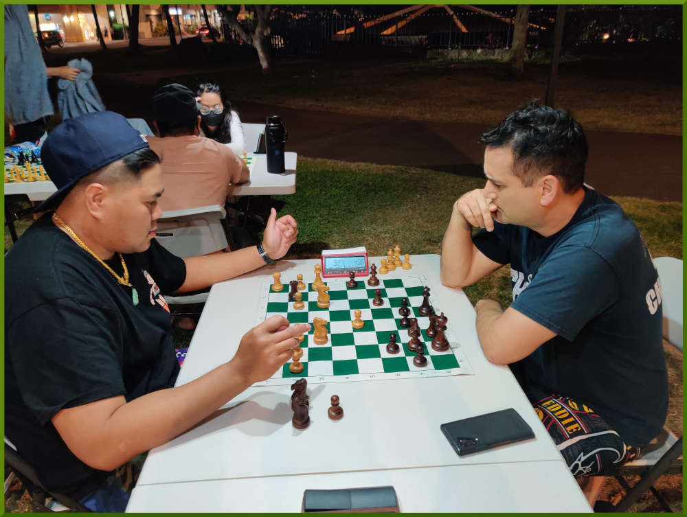 February 26th, 2022. Honolulu Zoo chess meetup.