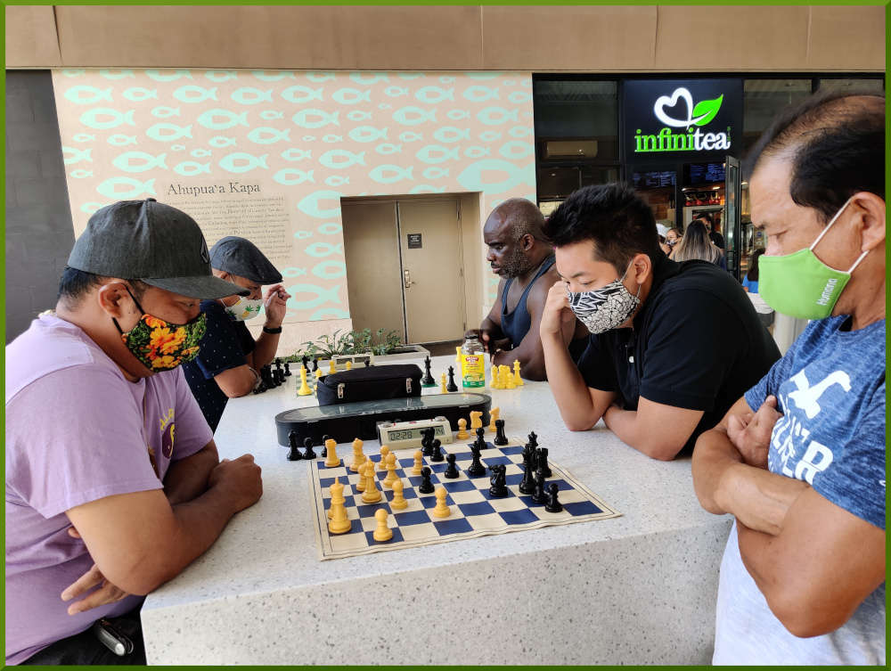 July 13th, 2021. Ka Makana Alii chess meetup.