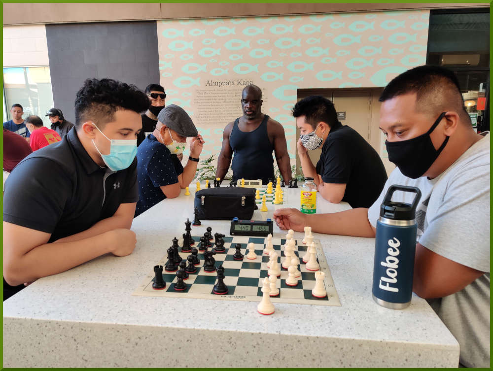 July 13th, 2021. Ka Makana Alii chess meetup.