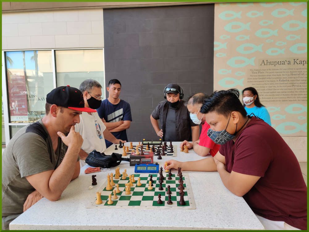 July 13th, 2021. Ka Makana Alii chess meetup.