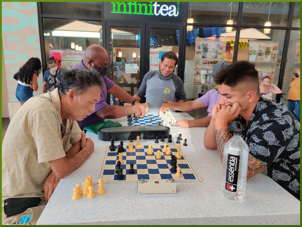 July 13th, 2021. Ka Makana Alii chess meetup.