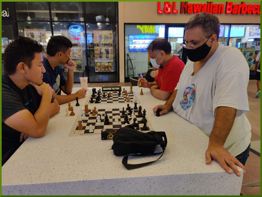 July 13th, 2021. Ka Makana Alii chess meetup.