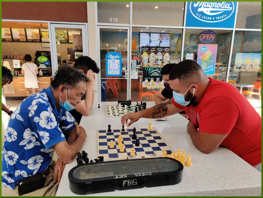 July 20th, 2021. Ka Makana Alii chess meetup.