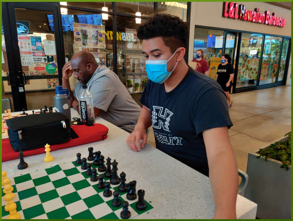 July 20th, 2021. Ka Makana Alii chess meetup.