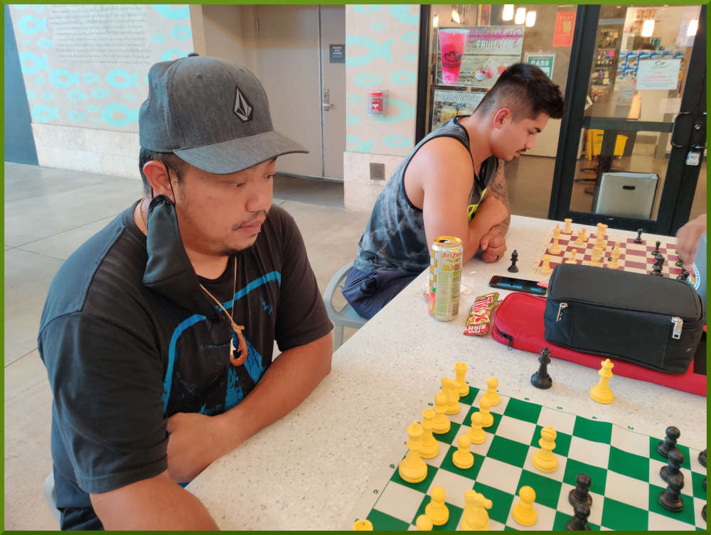 July 20th, 2021. Ka Makana Alii chess meetup.