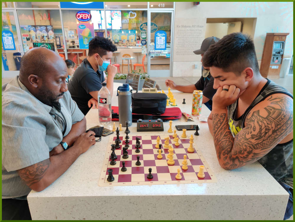 July 20th, 2021. Ka Makana Alii chess meetup.