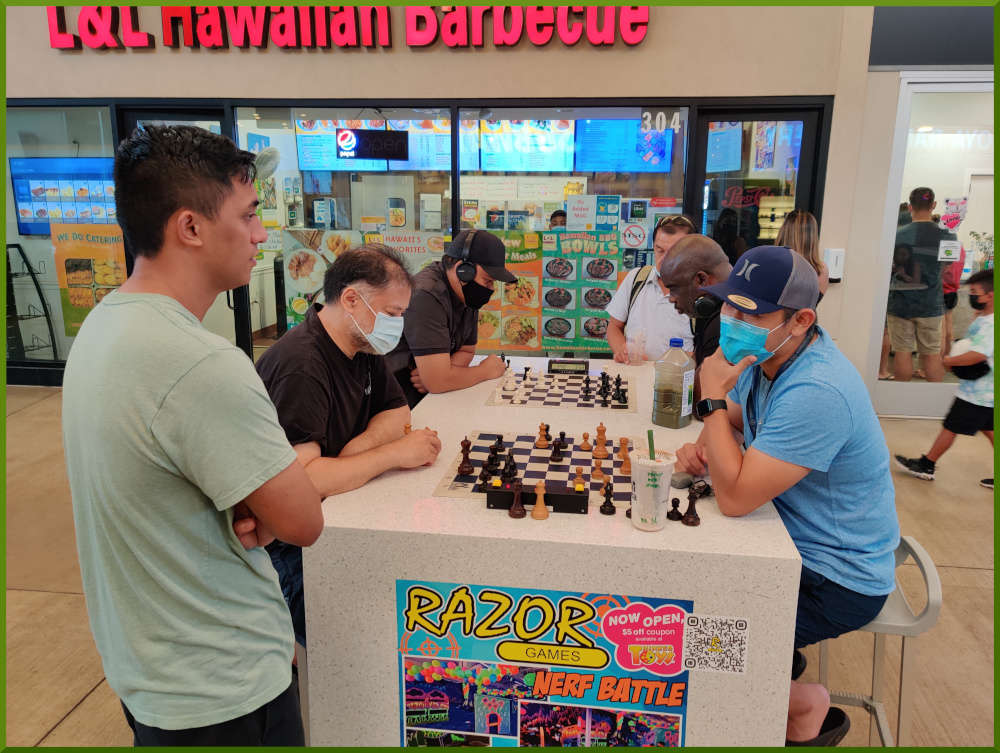 July 20th, 2021. Ka Makana Alii chess meetup.