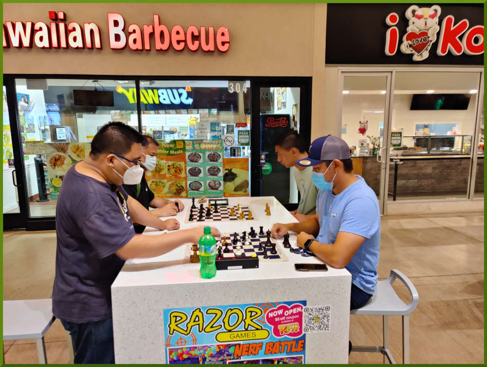 July 20th, 2021. Ka Makana Alii chess meetup.