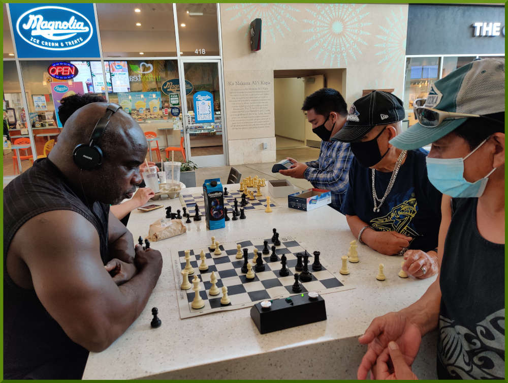 July 27th, 2021. Ka Makana Alii chess meetup.