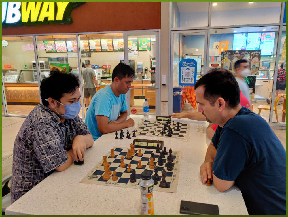 July 27th, 2021. Ka Makana Alii chess meetup.