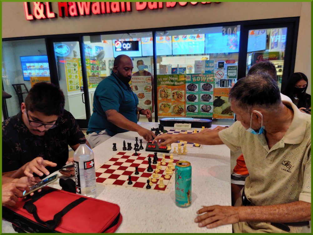 July 27th, 2021. Ka Makana Alii chess meetup.