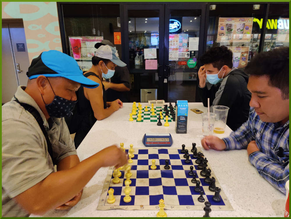 July 27th, 2021. Ka Makana Alii chess meetup.