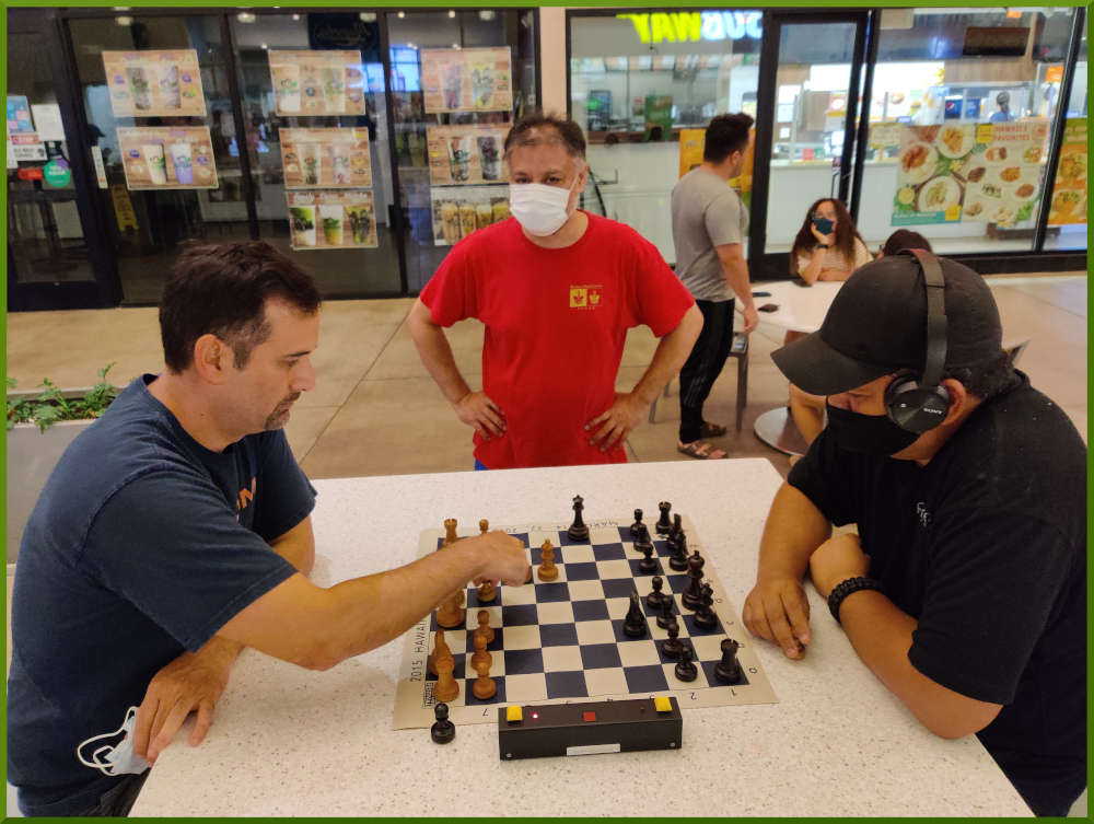 July 27th, 2021. Ka Makana Alii chess meetup.