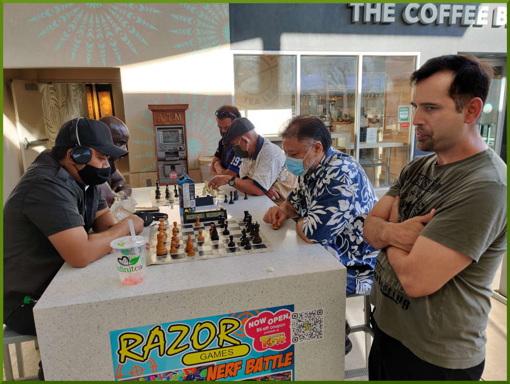 August 3rd, 2021. Ka Makana Alii chess meetup.