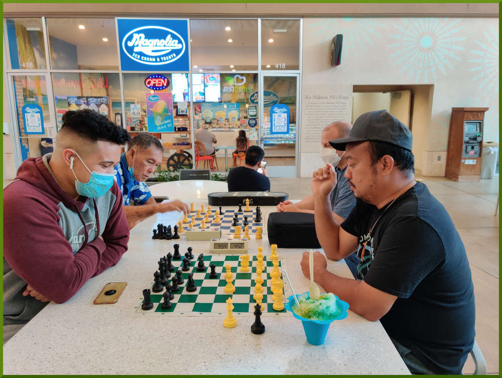 August 3rd, 2021. Ka Makana Alii chess meetup.