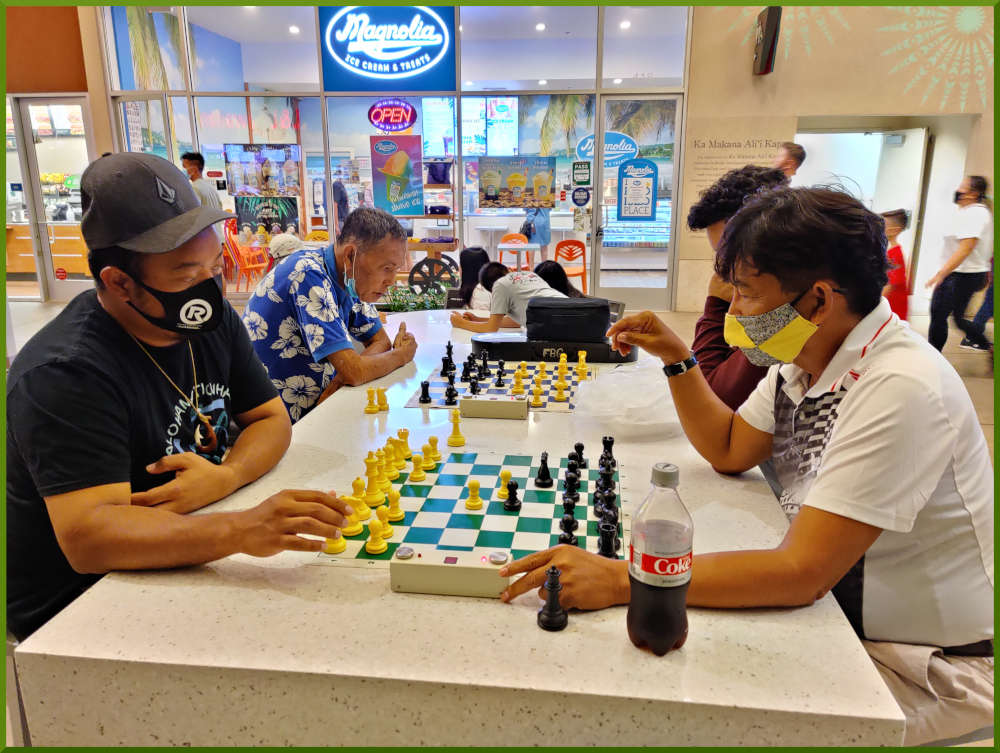 August 3rd, 2021. Ka Makana Alii chess meetup.