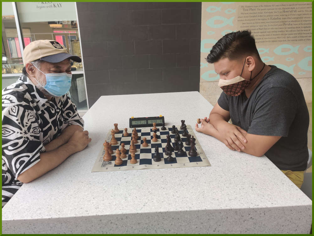 August 10th, 2021. Ka Makana Alii chess meetup.