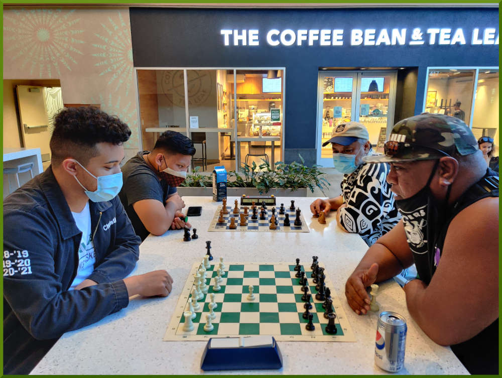 August 10th, 2021. Ka Makana Alii chess meetup.