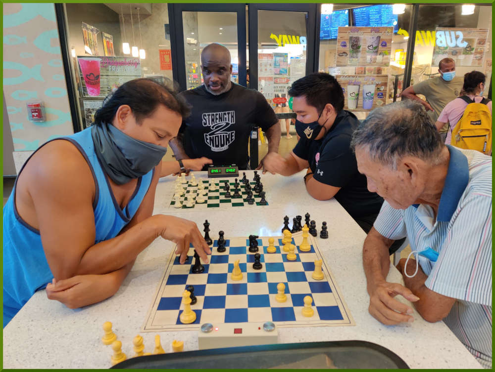 August 10th, 2021. Ka Makana Alii chess meetup.