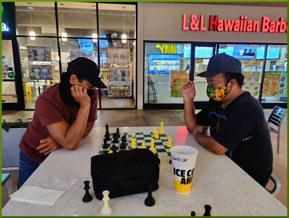 August 10th, 2021. Ka Makana Alii chess meetup.