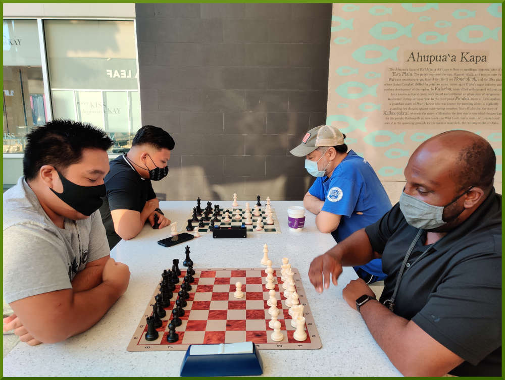 September 21st, 2021. Ka Makana Alii chess meetup.