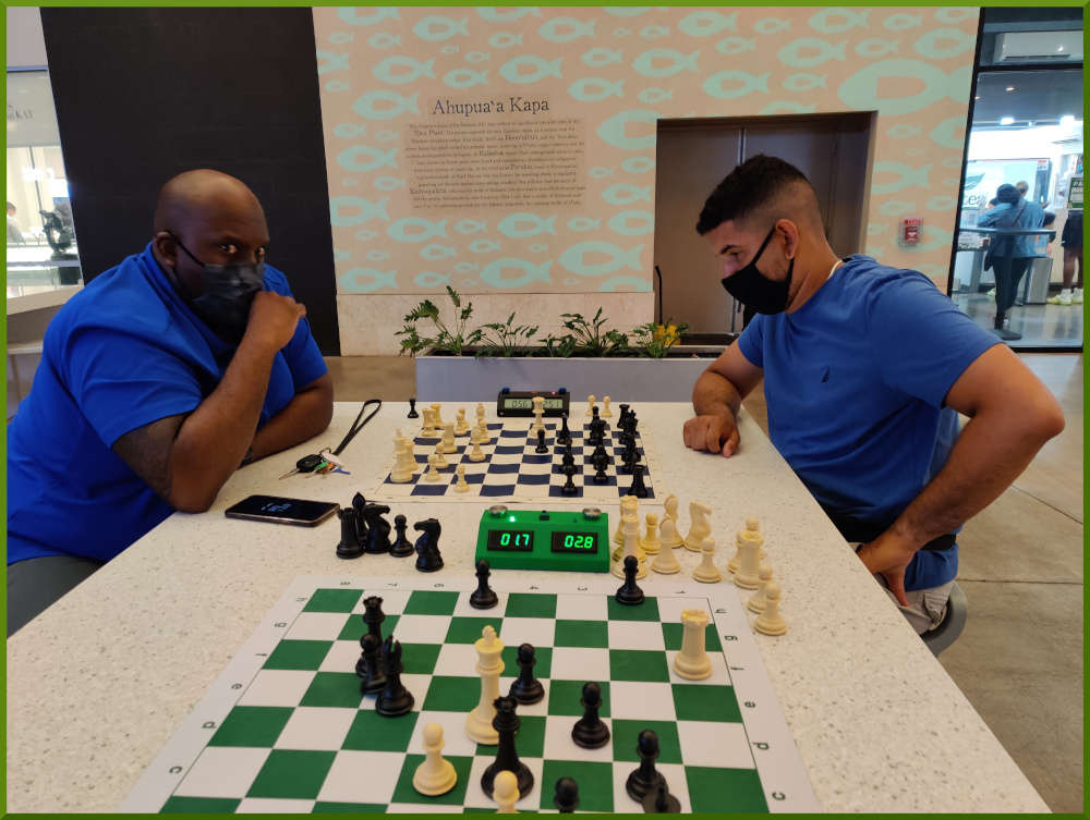 October 5th, 2021. Ka Makana Alii chess meetup.