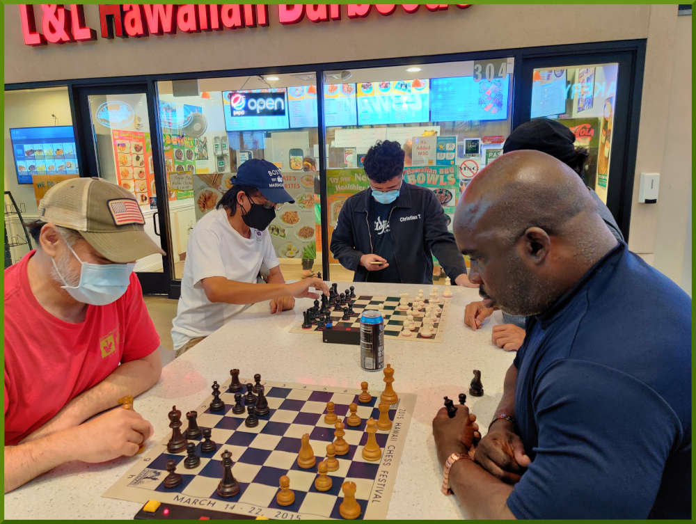 October 12th, 2021. Ka Makana Alii chess meetup.