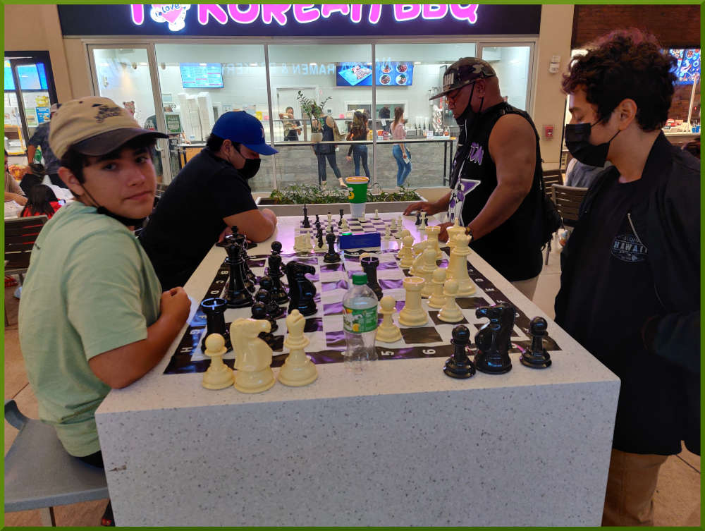 October 12th, 2021. Ka Makana Alii chess meetup.