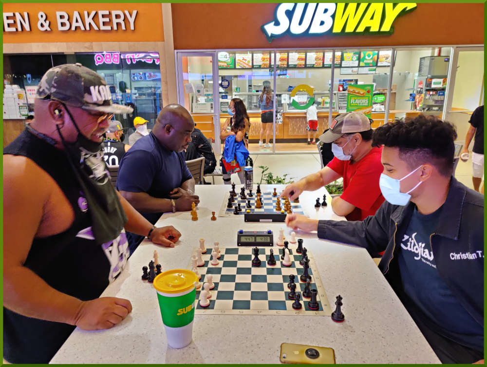 October 12th, 2021. Ka Makana Alii chess meetup.