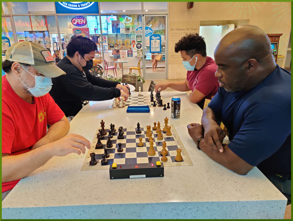 October 19th, 2021. Ka Makana Alii chess meetup.