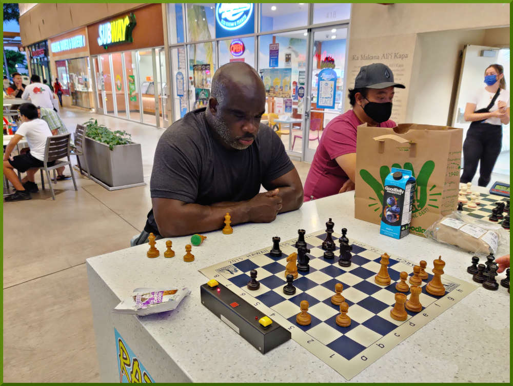 October 26th, 2021. Ka Makana Alii chess meetup.