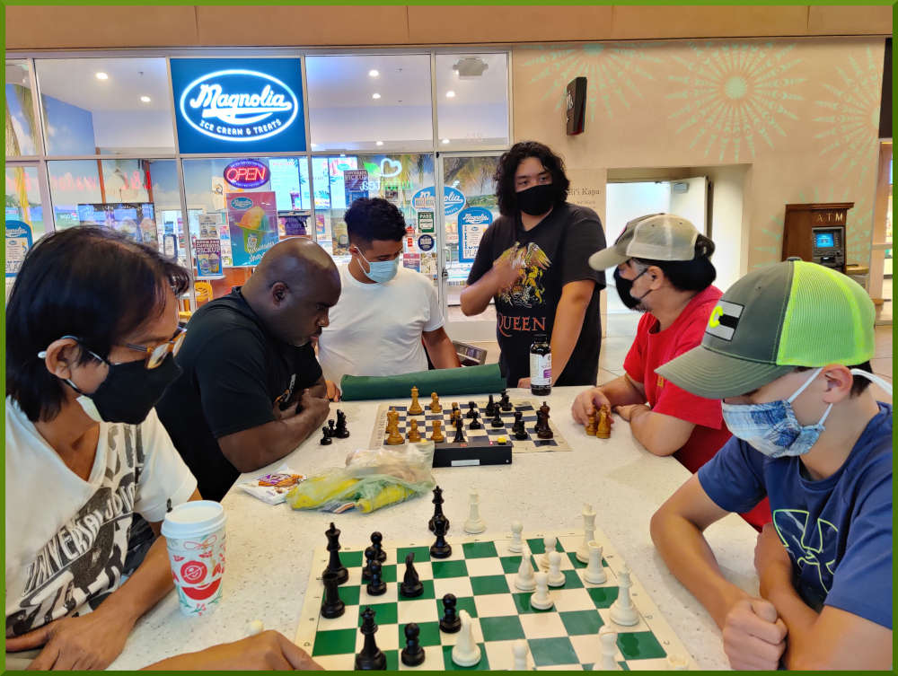 November 9th, 2021. Ka Makana Alii chess meetup.