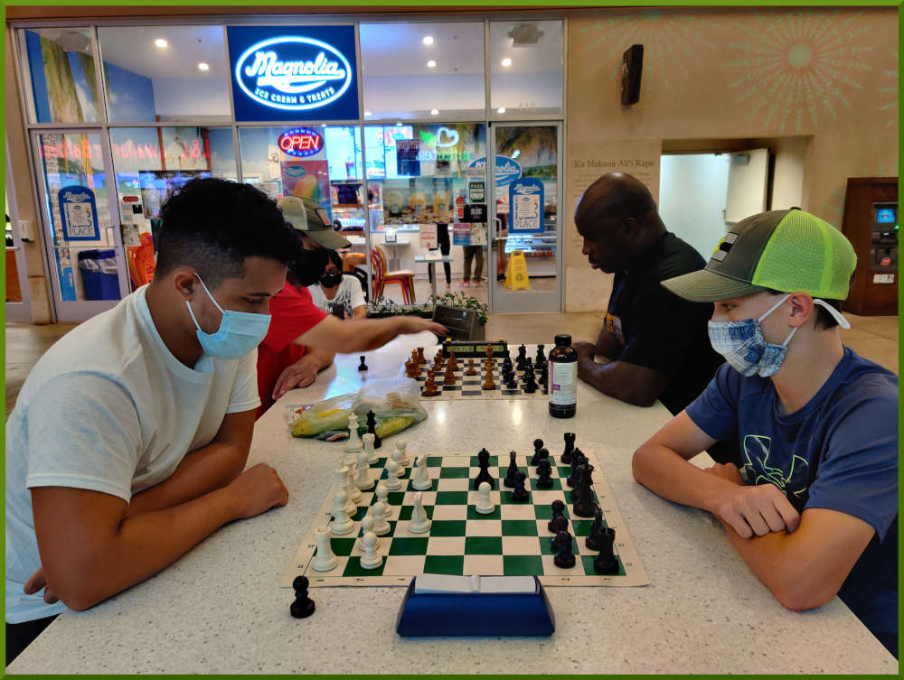 November 9th, 2021. Ka Makana Alii chess meetup.