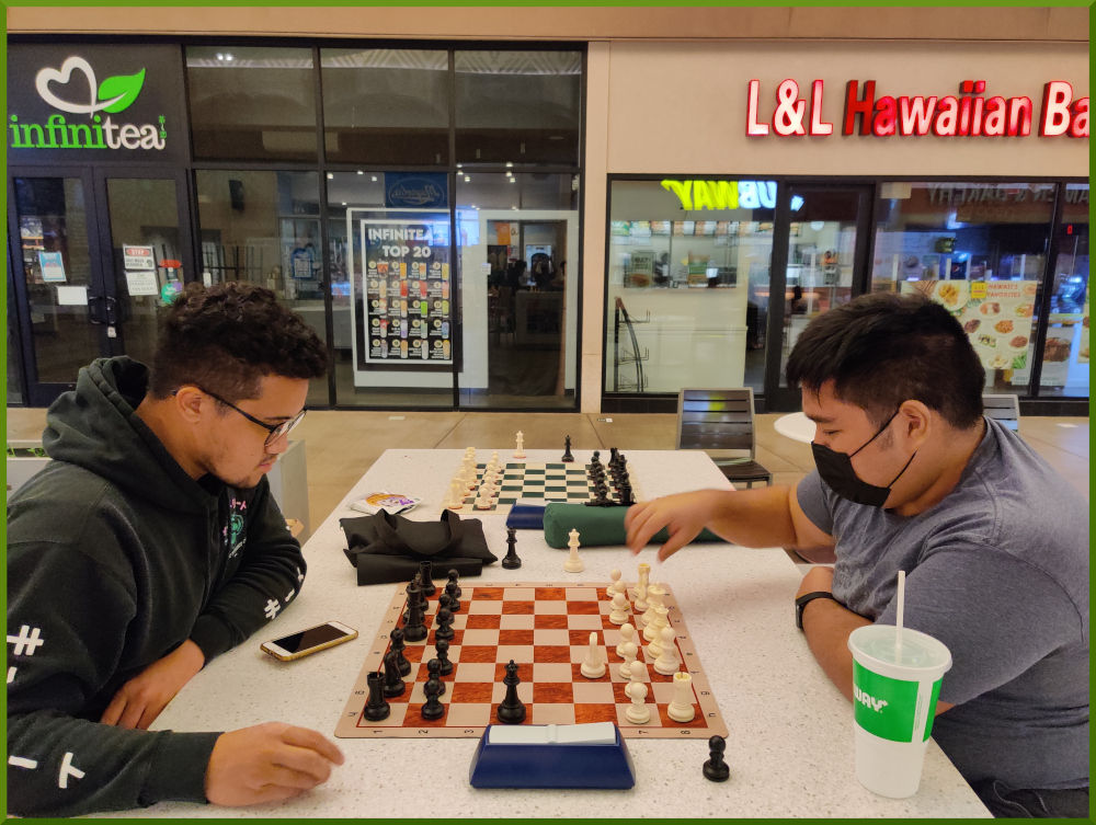 November 23rd, 2021. Ka Makana Alii chess meetup.