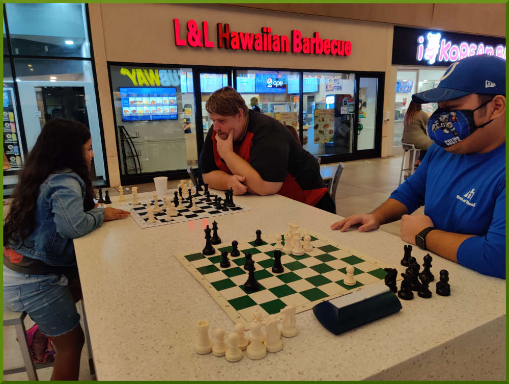 November 30th, 2021. Ka Makana Alii chess meetup.