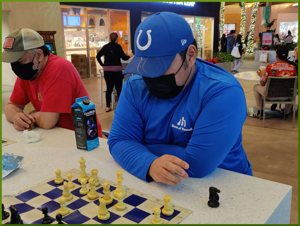 December 7th, 2021. Ka Makana Alii chess meetup.