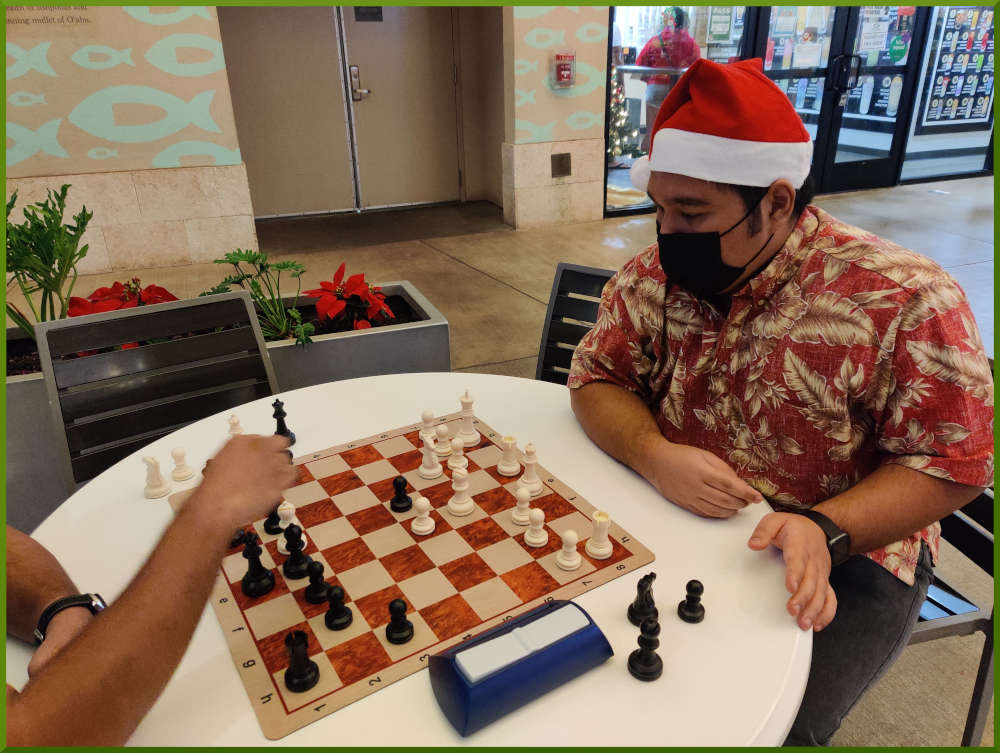 December 14th, 2021. Ka Makana Alii chess meetup.