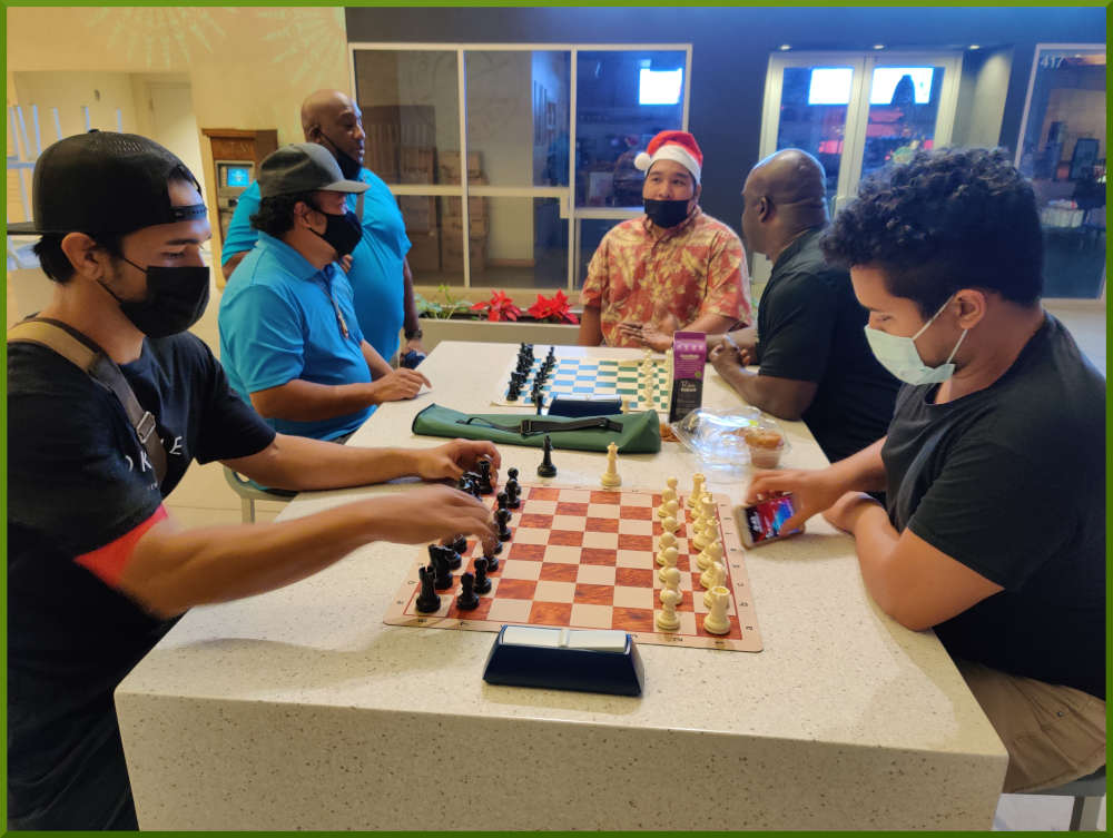 December 14th, 2021. Ka Makana Alii chess meetup.