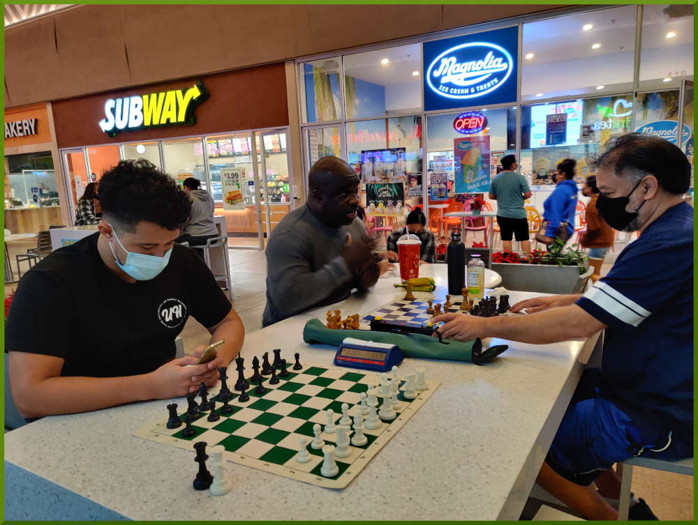 December 21st, 2021. Ka Makana Alii chess meetup.