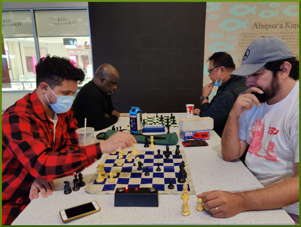 January 4th, 2022. Ka Makana Alii chess meetup.