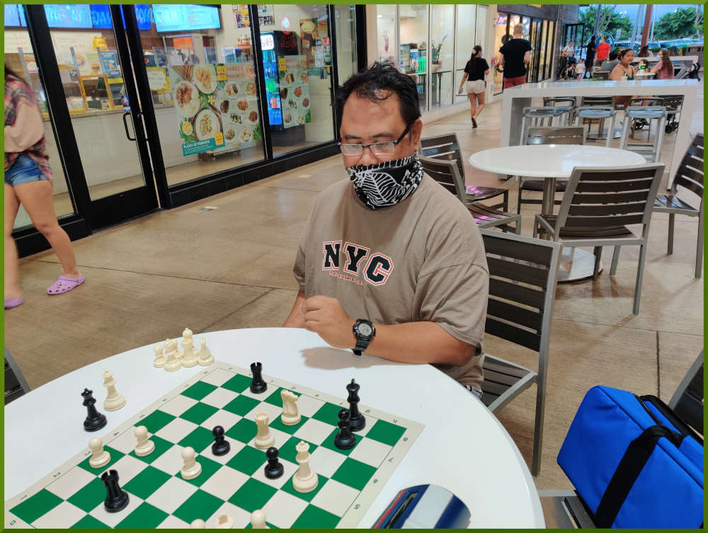 January 25th, 2022. Ka Makana Alii chess meetup.