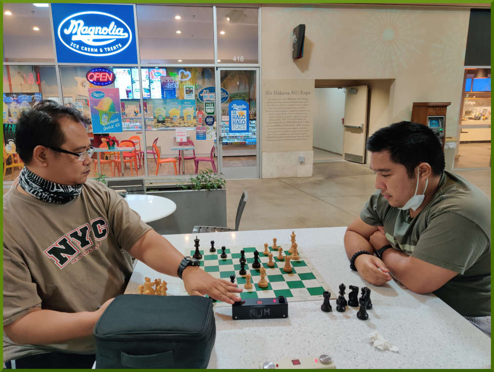 January 25th, 2022. Ka Makana Alii chess meetup.