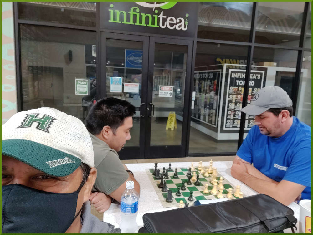 January 25th, 2022. Ka Makana Alii chess meetup.