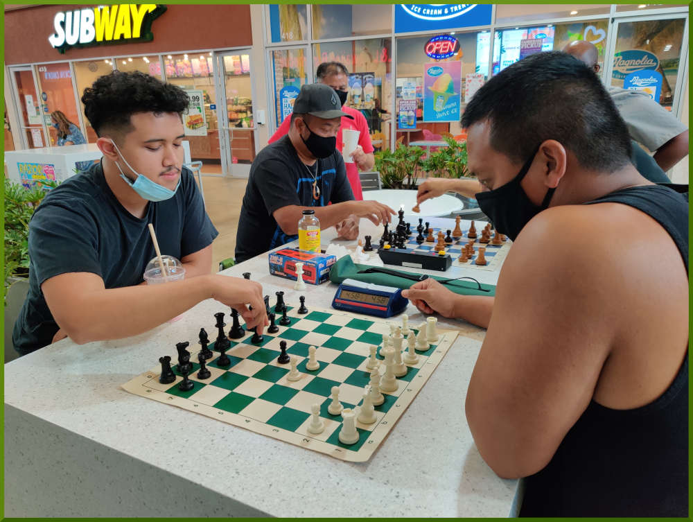 February 8th, 2022. Ka Makana Alii chess meetup.